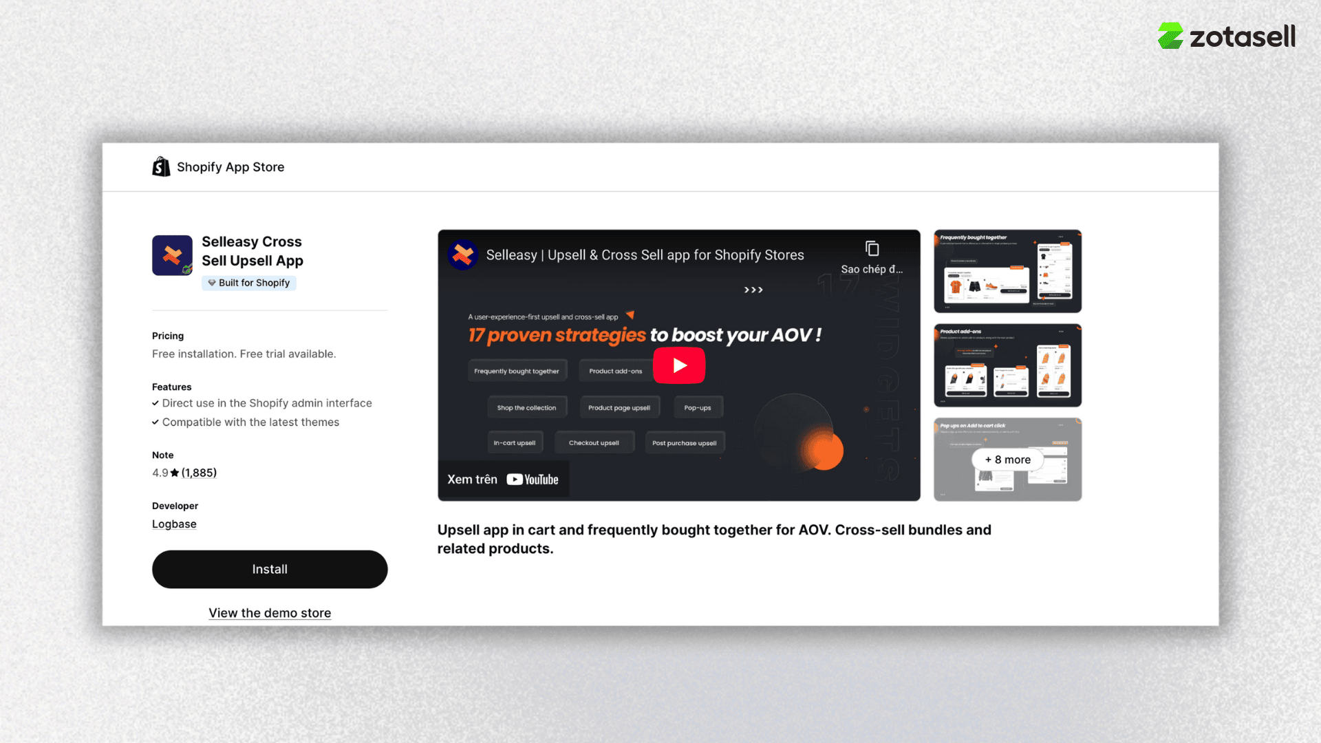 Selleasy Shopify upsell app 2025 – cross-sell bundles, in-cart upsells, post-purchase offers