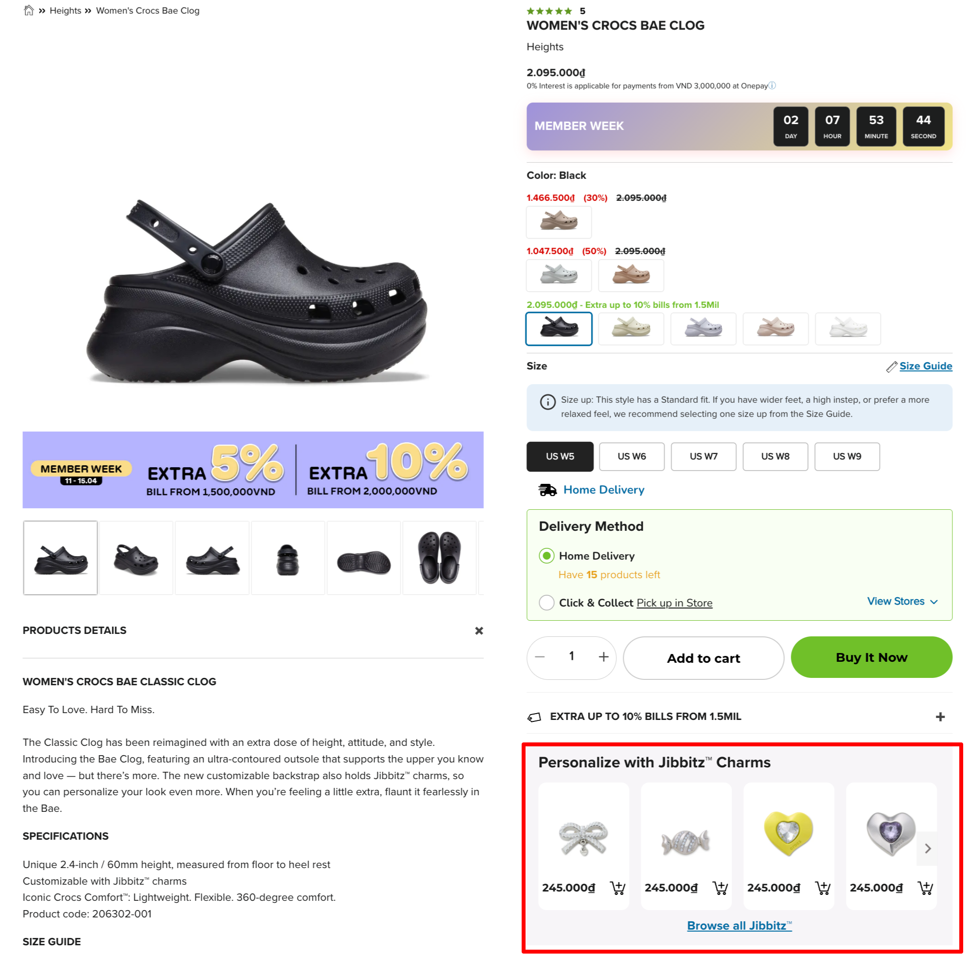 crocs-vietnam-smart-product-page