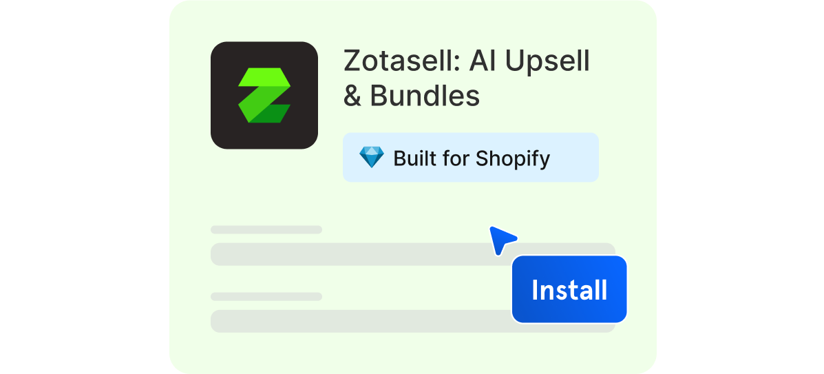 Install Zotasell on Shopify